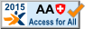 Barrierefreie Website Konformität WCAG 2.0 AA+ zertifiziert durch Zugang für alle